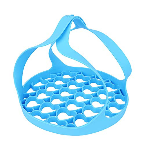 Pressure Cooker SlingSilicone Sling Lifter Accessories Anti-scalding Bakeware Lifter Steamer Rack for 6 Qt8 Qt Instant Pot Ninja Foodi and Multi-function Cooker blue