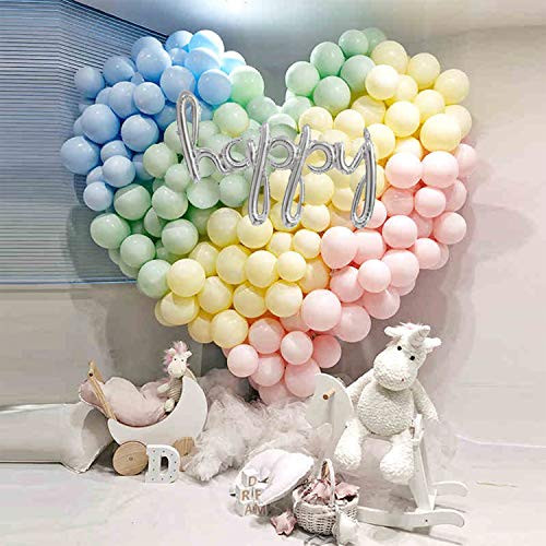 Macaron Balloons Pastel Macaron Balloons 100pcs 10 Inches Assorted Macaron Candy Colored Pastel Latex Balloons Party Balloons for Wedding Gender Reveal Graduation Kids Birthday Christmas Baby Shower Party Supplies Arch Balloon Tower Macaron Candy Balloons and best for any party wedding Gender Reveal Macaron Candy Colored Party and birthday Mix Colors for any Occasion