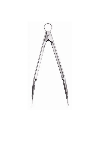 Cuisipro 9.5-Inch Stainless Steel Locking Tongs