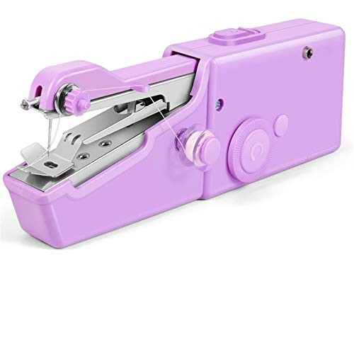 Handheld Sewing Machine Mini Cordless Portable Electric Sewing Machine Quick Stitch Tool for Fabric Clothing or Kids Cloth Home Travel Use Handheld Sewing Machine Mini Cordless Portable Electric Sewing Machine Quick Stitch Tool for Fabric Clothing or Kids Cloth Home Travel Use