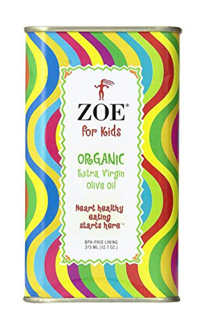 ZOE for Kids Organic Extra Virgin Olive Oil 12_7 Ounce Tin