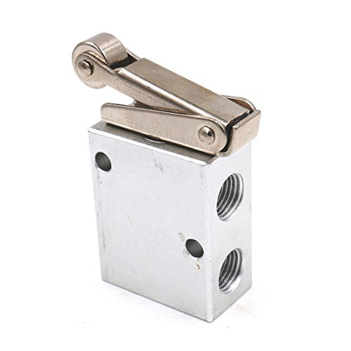 Baomain Roller Type Pneumatic Mechanical Valve MSV98322R PT14 2 Position 3 Way Normally Closed