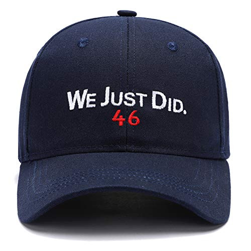 We Just Did 46 Joe Biden Harris for President Election Rally Hat Baseball Cap Build Back Better Navy