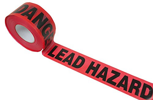 CH Hanson 1000 ft. Red Danger Lead Hazard Barricade Tape 2 mil