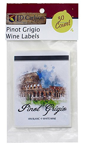 Home Brew Ohio Pinot Grigio Wine Labels