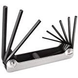 Cal Hawk Tools CSPHKF09PS Folding Hex Key Wrench Set - SAE