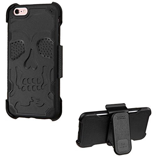 MyBat Cell Phone Case for Apple iPhone 6S Plus/6 Plus - Retail Packaging - Black