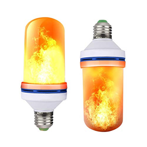 LED Flame Bulb LED Flame Effect Light Bulb E26 Standard Base Atmosphere Decoration Fire Flickering Simulation 108pcs 2835 LED Beads -Flame Bulb for Home Decoration 2 Pack LED Flame Bulb LED Flame Effect Light Bulb E26 Standard Base Atmosphere Decoration Fire Flickering Simulation 108pcs 2835 LED Beads -Flame Bulb for Home Decoration 2 Pack