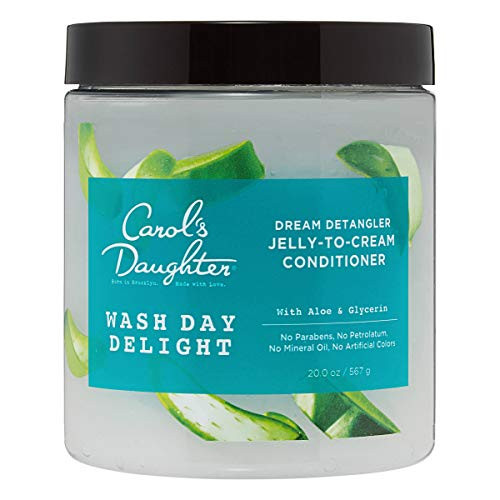 Carols Daughter Detangling Jelly-to-Cream Conditioner with Glycerin and Aloe Paraben Free for Moisture Hydration and Shine 20 ounces Carols Daughter Detangling Jelly-to-Cream Conditioner with Glycerin and Aloe Paraben Free for Moisture Hydration and Shine 20 ounces