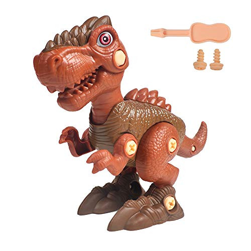 AINOLWAY Take Apart Dinosaur Toy Figures for Boys - Building Toy Set Construction Engineering Play Kit STEM Learning for Kids Age 3 4 5 6 7 Year Old 1 Tyrannosaurus Rex AINOLWAY Take Apart Dinosaur Toy Figures for Boys - Building Toy Set Construction Engineering Play Kit STEM Learning for Kids Age 3 4 5 6 7 Year Old 1 Tyrannosaurus Rex
