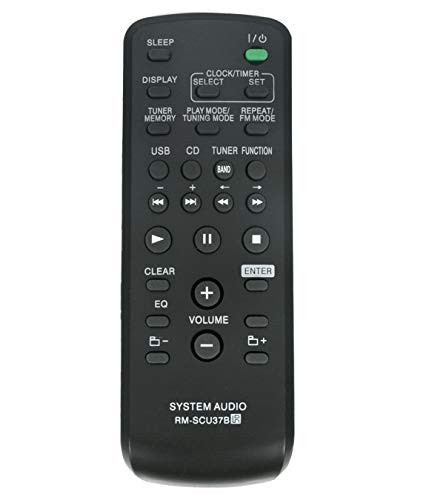 AIDITIYMI RM-SCU37B Remote Compatible for Sony LBT-SH2000 CMT-BX3 CMT-BX30R CMT-FX205 CMT-FX200 MHC-EX700 MHC-EX600 MHC-ESX8 MHC-ESX9 MHC-EX88 MHC-EX99 MHC-EX900 MHC-EX66 MHC-EC59 HCD-EC59 HCD-ESX8