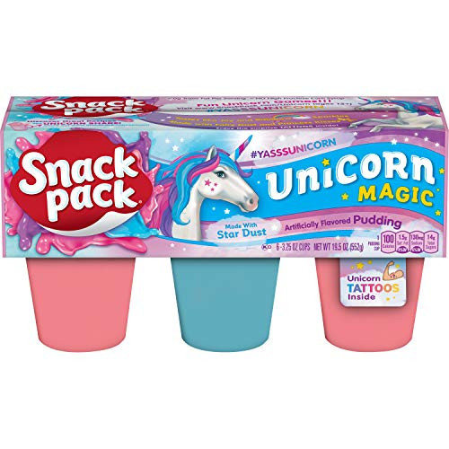 Snack Pack Pie Pudding Cups Unicorn 19_5 oz 6 ct Snack Pack Pie Pudding Cups Unicorn 19_5 oz 6 ct