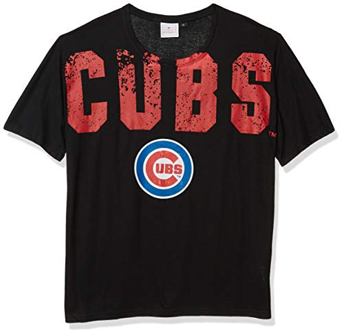 MLB Chicago Cubs Mens Big Logo Wordmark Teebig Logo Wordmark Tee Team Color X-Large