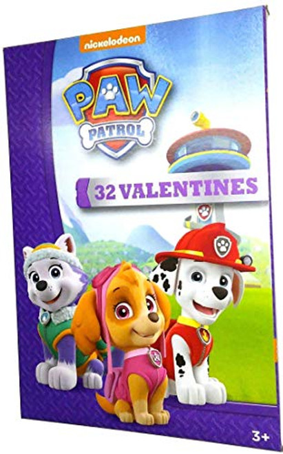 Paw Patrol 32 Girls Valentines 1 Box Classroom Exchange Cards Featuring Skye and Everest with Marshall Chase and Rubble - Spin Master Nickelodeon Paw Patrol 32 Girls Valentines 1 Box Classroom Exchange Cards Featuring Skye and Everest with Marshall Chase and Rubble - Spin Master Nickelodeon