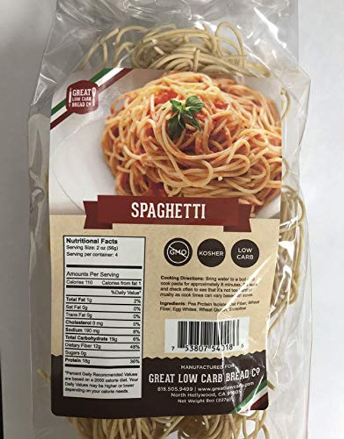 Great Low Carb Bread Co_ Spaghetti 8 oz