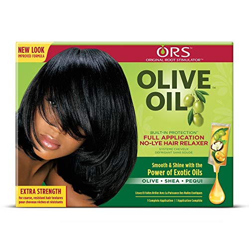 ORS Olive Oil Built-In Protection Full Application No-Lye Hair Relaxer - Extra Strength Kit