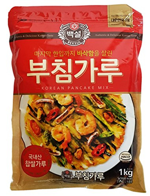 CJ Beksul Frying Mix Korean Pancake Mix ?? ???? ???? Korean Pancake Mix 2_2 lb 1 Pack CJ Beksul Frying Mix Korean Pancake Mix ?? ???? ???? Korean Pancake Mix 2_2 lb 1 Pack