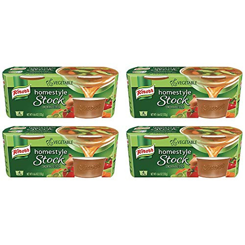 Knorr Homestyle Stock For Rich Authentic Flavor Vegetable Low-Fat and MSG-Free 4_66 oz 4 Count