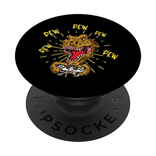 Gaming T-Rex Playing Video Game Controller Cool Gamer Gifts PopSockets Grip and Stand for Phones and Tablets Gaming T-Rex Playing Video Game Controller Cool Gamer Gifts PopSockets Grip and Stand for Phones and Tablets