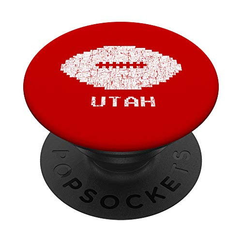 Utah Retro Vintage Simple Football PopSockets Grip and Stand for Phones and Tablets