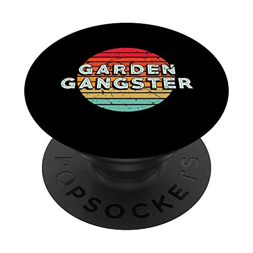Garden Gangster Funny Gardening Farm Lover Gift PopSockets Grip and Stand for Phones and Tablets