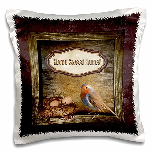 3D Rose White Skates on Blue Ice Look Effect Pillow Case 16 x 16