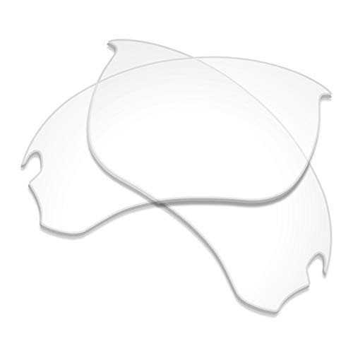 Flugger Replacement Lenses for Oakley Flak Draft OO9364 Sunglass - Non-polarized Clear