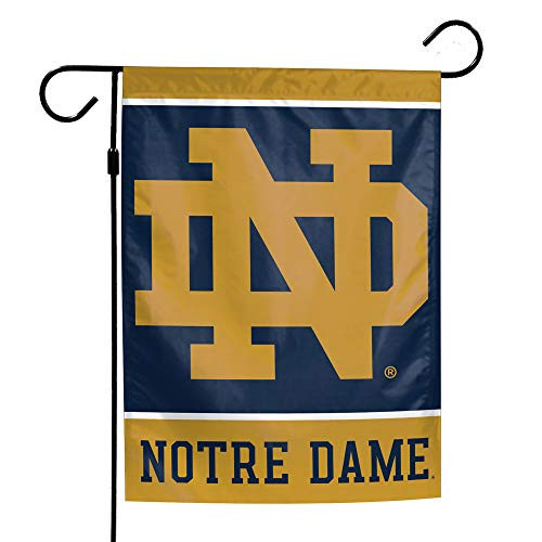 WinCraft NCAA Notre Dame Fighting Irish Flag12x18 Garden Style 2 Sided Flag Team Colors One Size