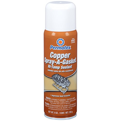 Permatex 80697 Copper Spray-A-Gasket Hi-Temp Adhesive Sealant, 9 oz. net Aerosol Can Permatex 80697 Copper Spray-A-Gasket Hi-Temp Adhesive Sealant, 9 oz. net Aerosol Can