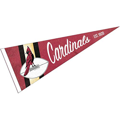 WinCraft Arizona Cardinals Throwback Vintage Retro Pennant Flag