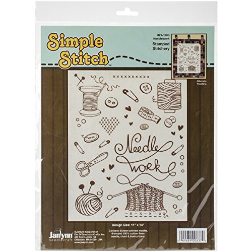 Janlynn Needlework Stamped Cross Stitch