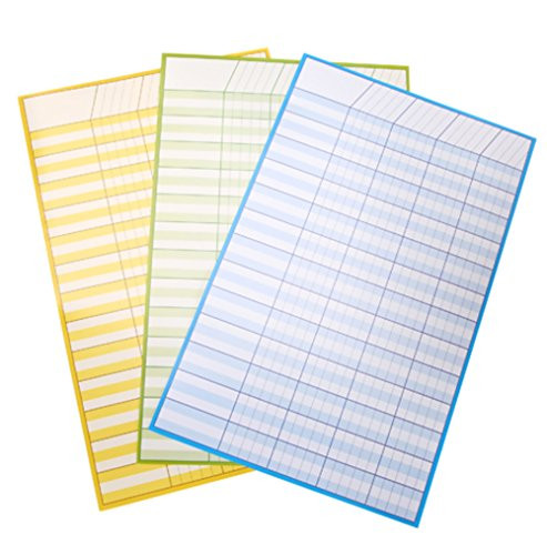 Darice Classroom Incentive Charts 3 Colors 13_6875 x 22 inches 3-Pack