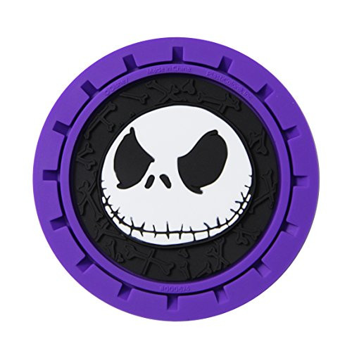 Plasticolor 000674R01 Disney Nightmare Before Christmas Bones Auto Car Truck SUV Cup Holder Coaster 2-Pack