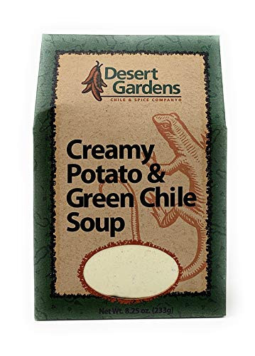 Desert Gardens Creamy Potato  and  Green Chile Soup