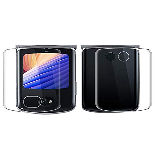 Screen Protector Film Compatible with Moto Razr 5G 2 Pack FrontBack Transparent Screen Protector Soft Skin Clear Film Designed for Motorola Moto Razr 5G 2020 Screen Protector Film Compatible with Moto Razr 5G 2 Pack FrontBack Transparent Screen Protector Soft Skin Clear Film Designed for Motorola Moto Razr 5G 2020