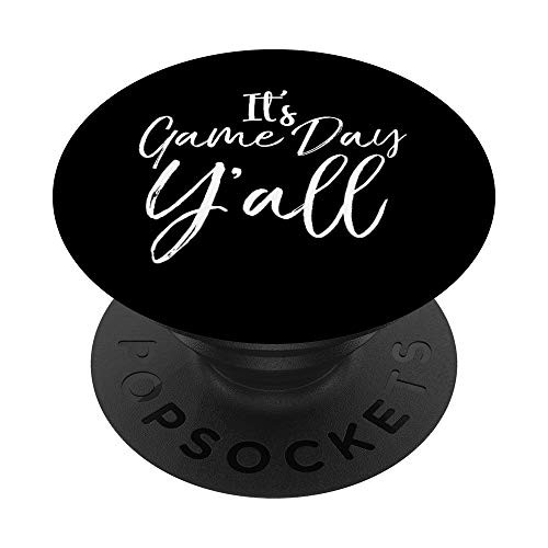 Funny Southern Sports Quote for Women Its Game Day Yall PopSockets Grip and Stand for Phones and Tablets