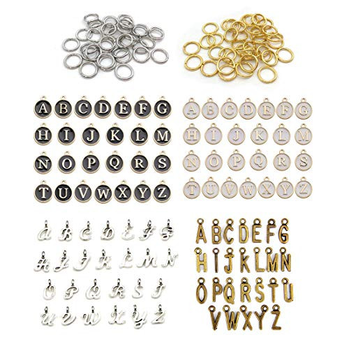 EBSTL 304pcs Mixed Letter Beads104 Pcs 