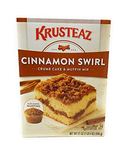 Krusteaz Cinnamon Swirl Crumb Cake  and  Muffin Mix 21 OZ