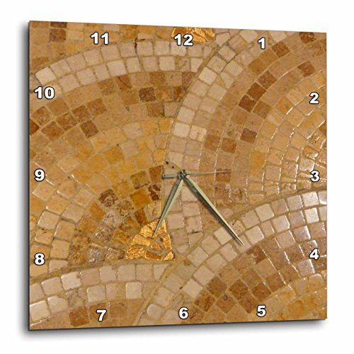 3dRose dpp_29693_2 Scallop Copper Like-Wall Clock, 13 by 13-Inch