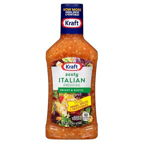 Kraft Zesty Italian Salad Dressing 16 oz Kraft Zesty Italian Salad Dressing 16 oz