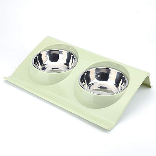 Dog Cat Bowls Double Raised Pet Bowls Stainless Steel Cat Bowls Stainless Steel Pet Feeder Bowls for All Small to Large Cats Dogs Rabbit Pets Dog Cat Bowls Double Raised Pet Bowls Stainless Steel Cat Bowls Stainless Steel Pet Feeder Bowls for All Small to Large Cats Dogs Rabbit Pets