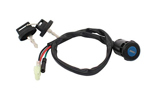 Ignition Switch wKeys for Honda Recon 250 TRX250 2x4 Sportrax 250 400 TRX250EX TRX400EX FourTrax 200 TRX200 TRX250X ATV