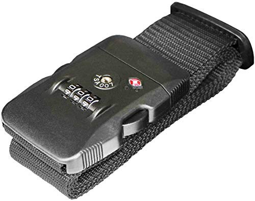 Travel Luggage Strap Adjustable Suitcase Packing Belt with TSA Combination Lock