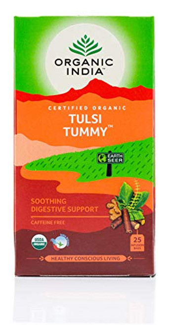 Organic India Tulsi Tummy Tea 25 Tea Bags
