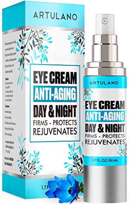Under Eye Cream Serum For Dark Circles and Puffiness - with Hyaluronic Acid - Vitamin C E - Anti Aging Complex to Reduce Eye Bags Wrinkles Fine Lines Puffiness - Made in Usa - 1_7 oz Under Eye Cream Serum For Dark Circles and Puffiness - with Hyaluronic Acid - Vitamin C E - Anti Aging Complex to Reduce Eye Bags Wrinkles Fine Lines Puffiness - Made in Usa - 1_7 oz