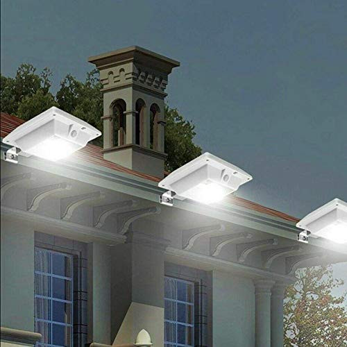 hongxinq 6 LED Waterproof Solar Power Fence Light Garden Security Gutter Lamp Decor