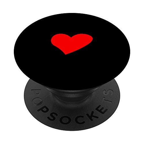 COOL SIMPLE RED MINIMALIST HEART SMALL SHAPED ON BLACK BASE PopSockets Grip and Stand for Phones and Tablets COOL SIMPLE RED MINIMALIST HEART SMALL SHAPED ON BLACK BASE PopSockets Grip and Stand for Phones and Tablets
