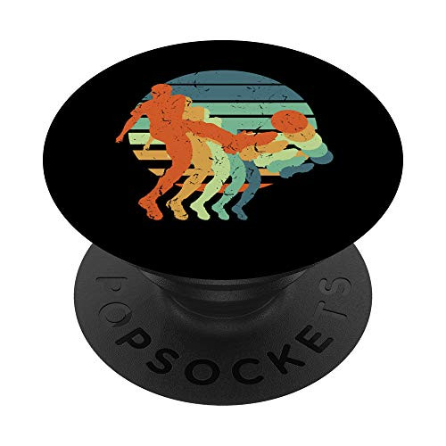 Football Soccer Gift Retro Vintage Sports Fans Players PopSockets PopGrip Swappable Grip for Phones  and  Tablets