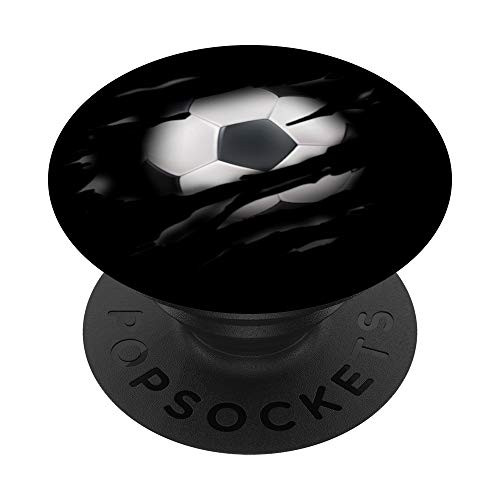 Soccer Ball Funny Soccer Gifts For Men Soccer Kids PopSockets PopGrip Swappable Grip for Phones  and  Tablets