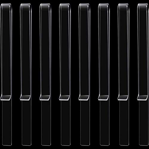 8 Pieces Acrylic Clear Music Clips Music Page Holder Clips Music Book Stand Page Holder Read Music Page Clip Wind Clips for Music Reading